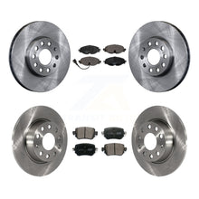 Load image into Gallery viewer, Front Rear Disc Brake Rotors And Ceramic Pads Kit For Volkswagen Golf SportWagen