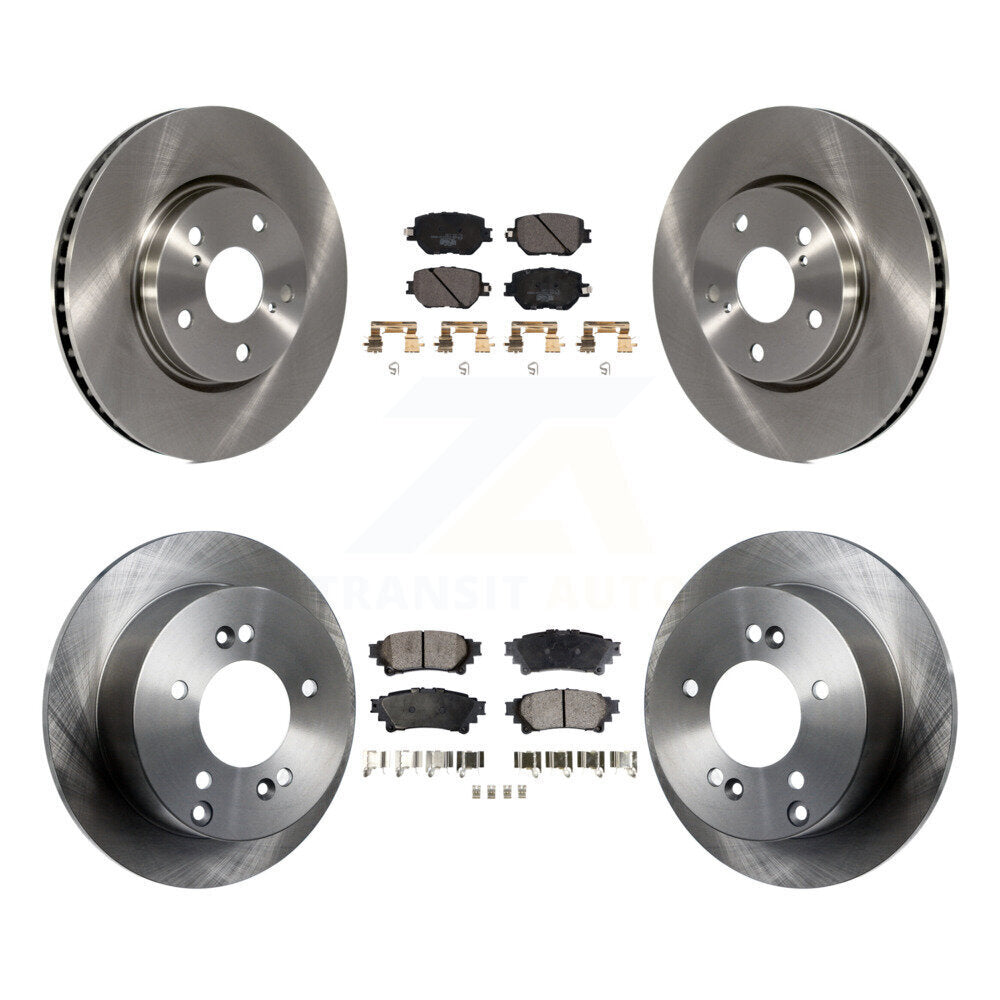 Front Rear Disc Brake Rotors And Ceramic Pads Kit For Lexus IS250