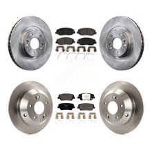 Charger l'image dans la galerie, Front Rear Disc Brake Rotors And Ceramic Pads Kit For Hyundai Santa Fe XL