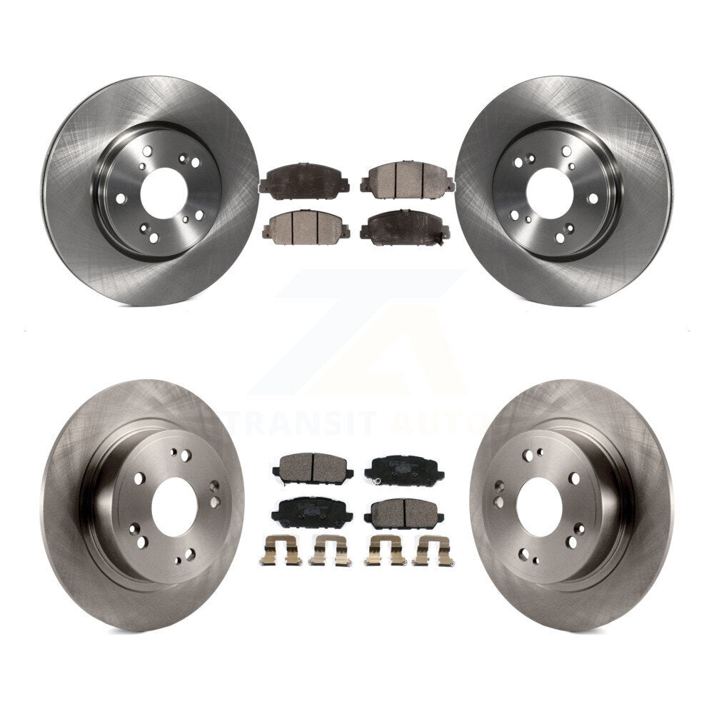 [Front+Rear] 2016-2022 Honda HR-V Premium OE Brake Rotors & Ceramic Pads Kit For Max Braking