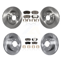 Load image into Gallery viewer, Front Rear Brake Rotors Ceramic Pad Kit For Kia Optima With Manual Parking