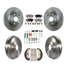 Load image into Gallery viewer, Front Rear Disc Brake Rotors Ceramic Pads And Drum Kit (7Pc) For Chevrolet Sonic