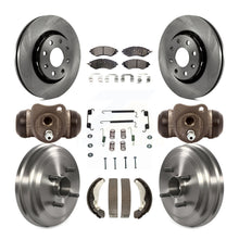 Charger l&#39;image dans la galerie, Front Rear Brake Rotors Ceramic Pad &amp; Drum Kit (9Pc) For Chevrolet Aveo Aveo5 G3