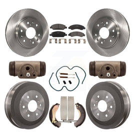 Front Rear Brake Rotor Ceramic Pad & Drum Kit (9Pc) For Chevrolet Silverado 1500