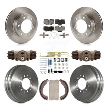 Charger l&#39;image dans la galerie, Front Rear Brake Rotor Ceramic Pad And Drum Kit (9Pc) For 2004 Toyota Tacoma 4WD