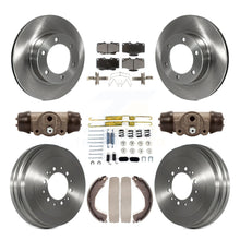 Charger l&#39;image dans la galerie, Front Rear Brake Rotor Ceramic Pad And Drum Kit (9Pc) For 2004 Toyota Tacoma 4WD