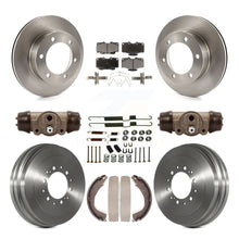 Charger l&#39;image dans la galerie, Front Rear Brake Rotor Ceramic Pad Drum Kit (9Pc) For Toyota 4Runner Limited/SR5