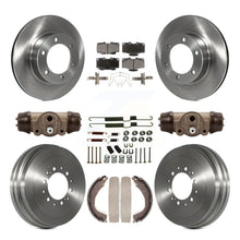 Charger l&#39;image dans la galerie, Front Rear Brake Rotor Ceramic Pad Drum Kit (9Pc) For Toyota 4Runner Limited/SR5