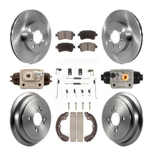 Load image into Gallery viewer, [Front+Rear] 2002-2005 Suzuki Aerio Premium OE Brake Rotor Drum Kit &amp; Ceramic Pads For Max Braking
