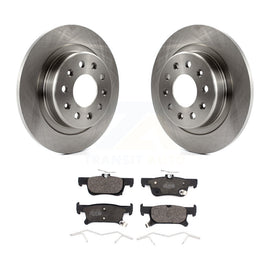 Rear Brake Rotors & Ceramic Pad Kit For Buick Envision With 288mm Diameter Rotor