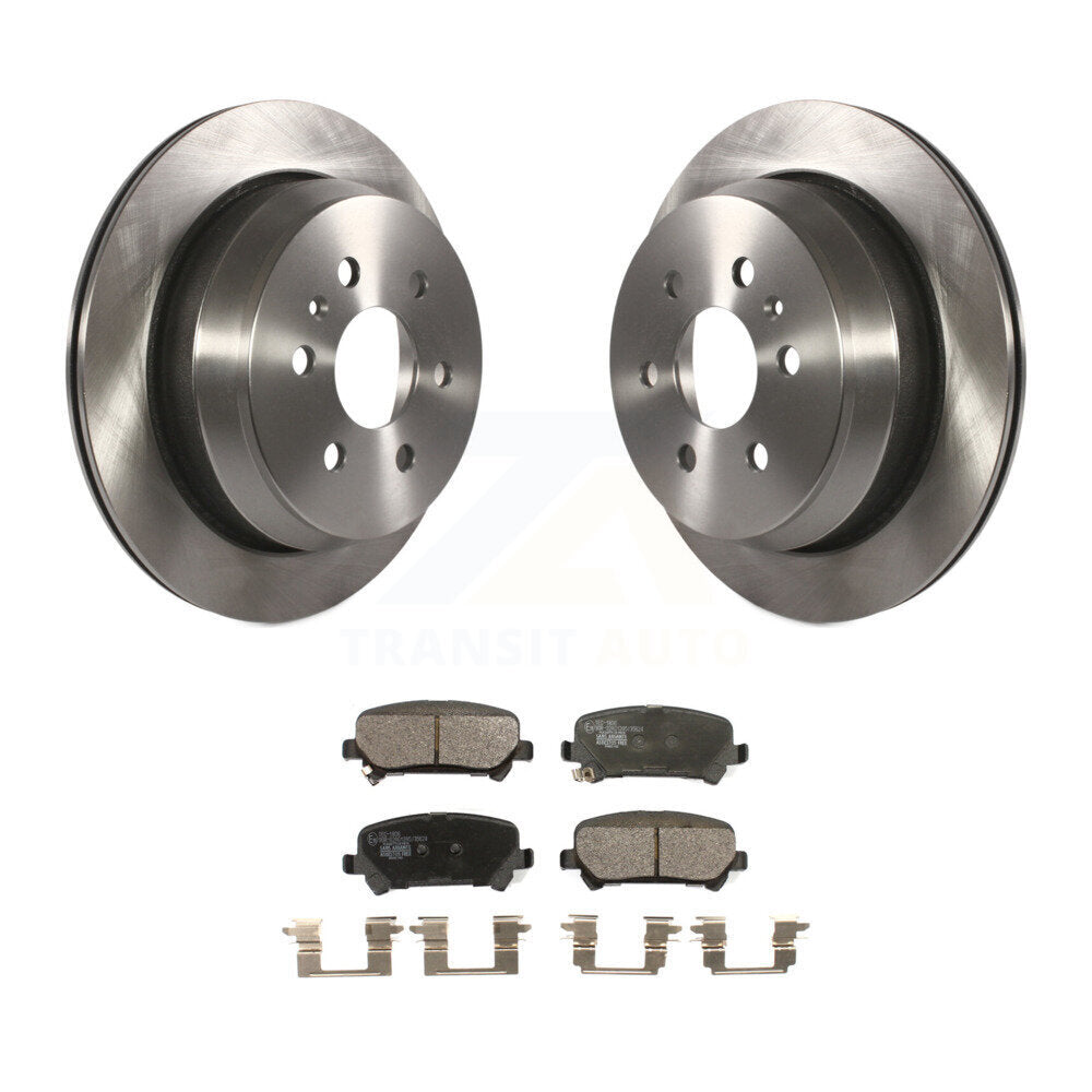 [Rear] 2015-2020 Chevrolet Colorado GMC Canyon Premium OE Brake Rotors & Ceramic Pads Kit For Max Braking