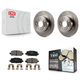 [Rear] 2016-2022 Honda HR-V Premium OE Brake Rotors & Ceramic Pads Kit For Max Braking