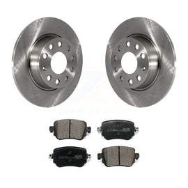 Rear Disc Brake Rotors Ceramic Pad Kit For Volkswagen Passat GTI Golf SportWagen