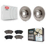 Rear Brake Rotors & Ceramic Pad Kit For Audi Q5 A4 A5 Quattro A6 S5 S4 Sportback