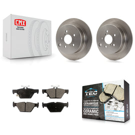 Rear Disc Brake Rotors And Ceramic Pads Kit For Subaru Crosstrek