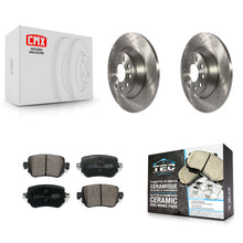Load image into Gallery viewer, [Rear] 2016-2018 Audi Q3 Quattro Premium OE Brake Rotors &amp; Ceramic Pads Kit For Max Braking