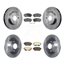 Charger l&#39;image dans la galerie, [Front+Rear] 2016-2018 Mazda 6 Premium OE Brake Rotors &amp; Ceramic Pads Kit For Max Braking