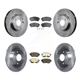 [Front+Rear] 2016-2018 Mazda 6 Premium OE Brake Rotors & Ceramic Pads Kit For Max Braking