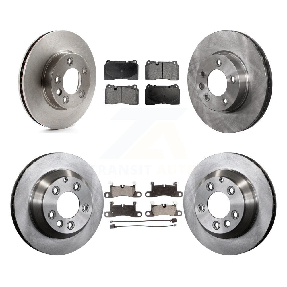 Front Rear Disc Brake Rotors And Ceramic Pads Kit (6Pc) For Volkswagen Touareg