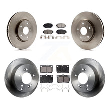 Charger l'image dans la galerie, Front Rear Disc Brake Rotors And Ceramic Pads Kit (6Pc) For Lexus IS250
