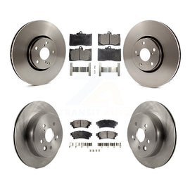 Front Rear Disc Brake Rotor & Ceramic Pad Kit (6Pc) For Lexus IS200t IS300 IS350