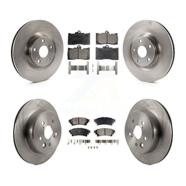 Front Rear Brake Rotor & Ceramic Pad Kit (6Pc) For Lexus GS350 IS300 IS350 RC350