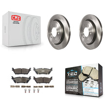Load image into Gallery viewer, Rear Disc Brake Rotor Ceramic Pad Kit For Ford F-150 With Electric Parking