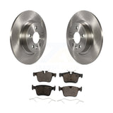 Rear Brake Rotors & Ceramic Pad Kit For Land Rover Discovery Sport Jaguar E-Pace