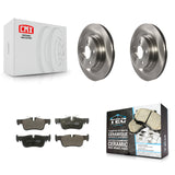 Rear Brake Rotors & Ceramic Pad Kit For BMW X1 Mini Cooper Countryman X2 Clubman