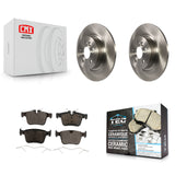 [Rear] 2016-2019 Land Rover Range Evoque Premium OE Brake Rotors & Ceramic Pads Kit For Max Braking