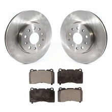 Charger l&#39;image dans la galerie, Front Disc Brake Rotor And Ceramic Pad Kit For Chevrolet Camaro Cadillac CTS CT6