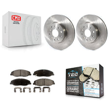 Charger l'image dans la galerie, Front Brake Rotor And Ceramic Pad Kit For Cadillac CTS Without Heavy Duty Brakes