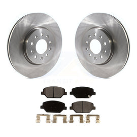 Front Brake Rotors Ceramic Pad Kit For Chevrolet Equinox GMC Terrain Buick Regal