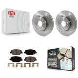 Front Brake Rotors Ceramic Pad Kit For Chevrolet Equinox GMC Terrain Buick Regal