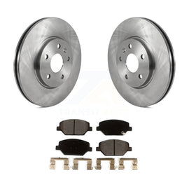 [Front] 2019 Buick Envision Cadillac XT4 Premium OE Brake Rotors & Ceramic Pads Kit For Max Braking
