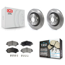 Load image into Gallery viewer, Front Brake Rotor Ceramic Pad Kit For Jeep Wrangler JK With 332mm Diameter