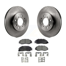 [Front] 1992-1993 Acura Integra GS-R Premium OE Brake Rotors & Ceramic Pads Kit For Max Braking