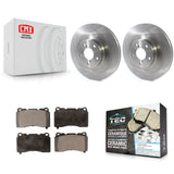 [Front] 2019 Toyota 86 Without Brembo Brakes Premium OE Brake Rotors & Ceramic Pads Kit For Max Braking