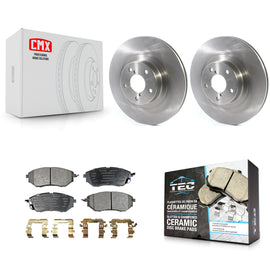 [Front] 2009 Subaru Legacy 3.0 R with 3.0L Premium OE Brake Rotors & Ceramic Pads Kit For Max Braking