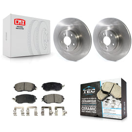 Front Brake Rotors Ceramic Pad Kit For Subaru Forester Impreza Outback XV Legacy
