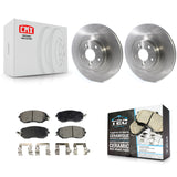 Front Brake Rotors Ceramic Pad Kit For Subaru Forester Impreza Outback XV Legacy