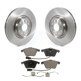 Front Brake Rotors & Ceramic Pad Kit For Volkswagen CC With 340mm Diameter Rotor