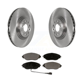 Front Brake Rotor Ceramic Pad Kit For Volkswagen Tiguan Jetta GTI Audi Golf R S3
