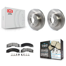 Load image into Gallery viewer, [Front] 2016-2023 Nissan TITAN XD Premium OE Brake Rotors &amp; Ceramic Pads Kit For Max Braking