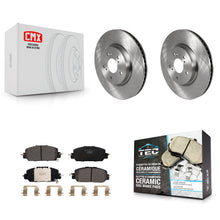 Charger l'image dans la galerie, Front Disc Brake Rotors And Ceramic Pads Kit For Honda CR-V