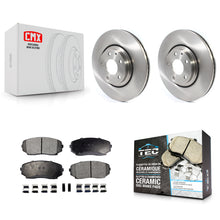 Charger l'image dans la galerie, Front Disc Brake Rotors And Ceramic Pads Kit For Mazda CX-5 CX-9
