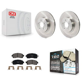 Front Disc Brake Rotors And Ceramic Pads Kit For Subaru Crosstrek Impreza