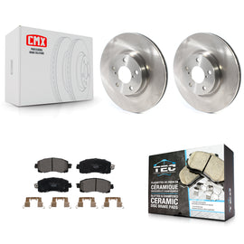 Front Brake Rotor & Ceramic Pad Kit For Subaru Impreza With 276mm Diameter