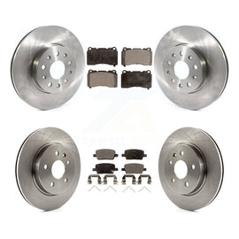 Front Rear Disc Brake Rotors And Ceramic Pads Kit For Chevrolet Camaro