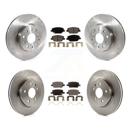 Front Rear Disc Brake Rotors And Ceramic Pads Kit For Chevrolet Camaro